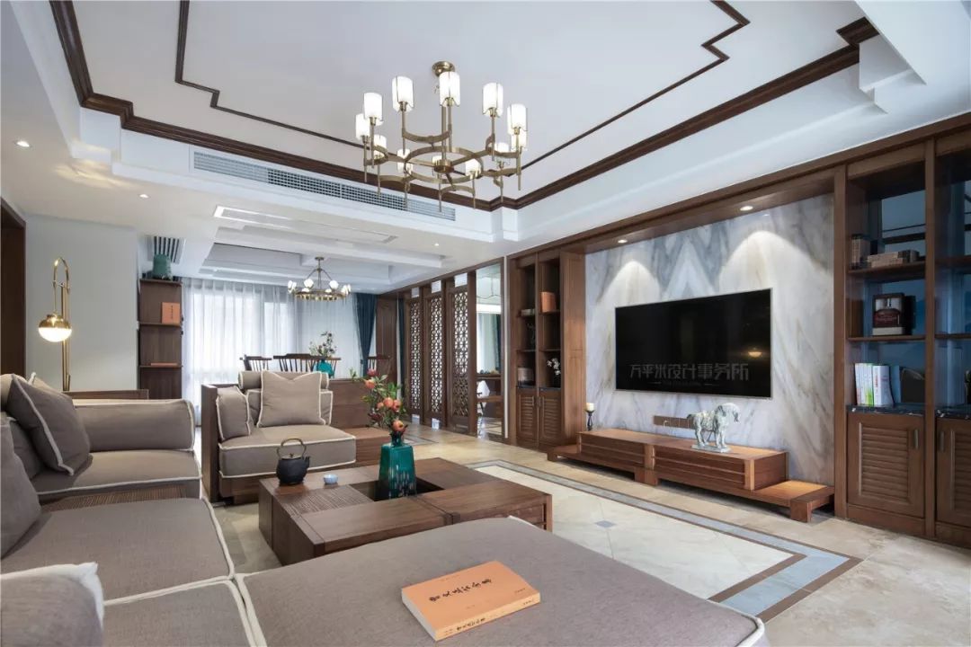 《远黛》 | 新中式风格,原木温暖,青蓝雅致,空间通透-49