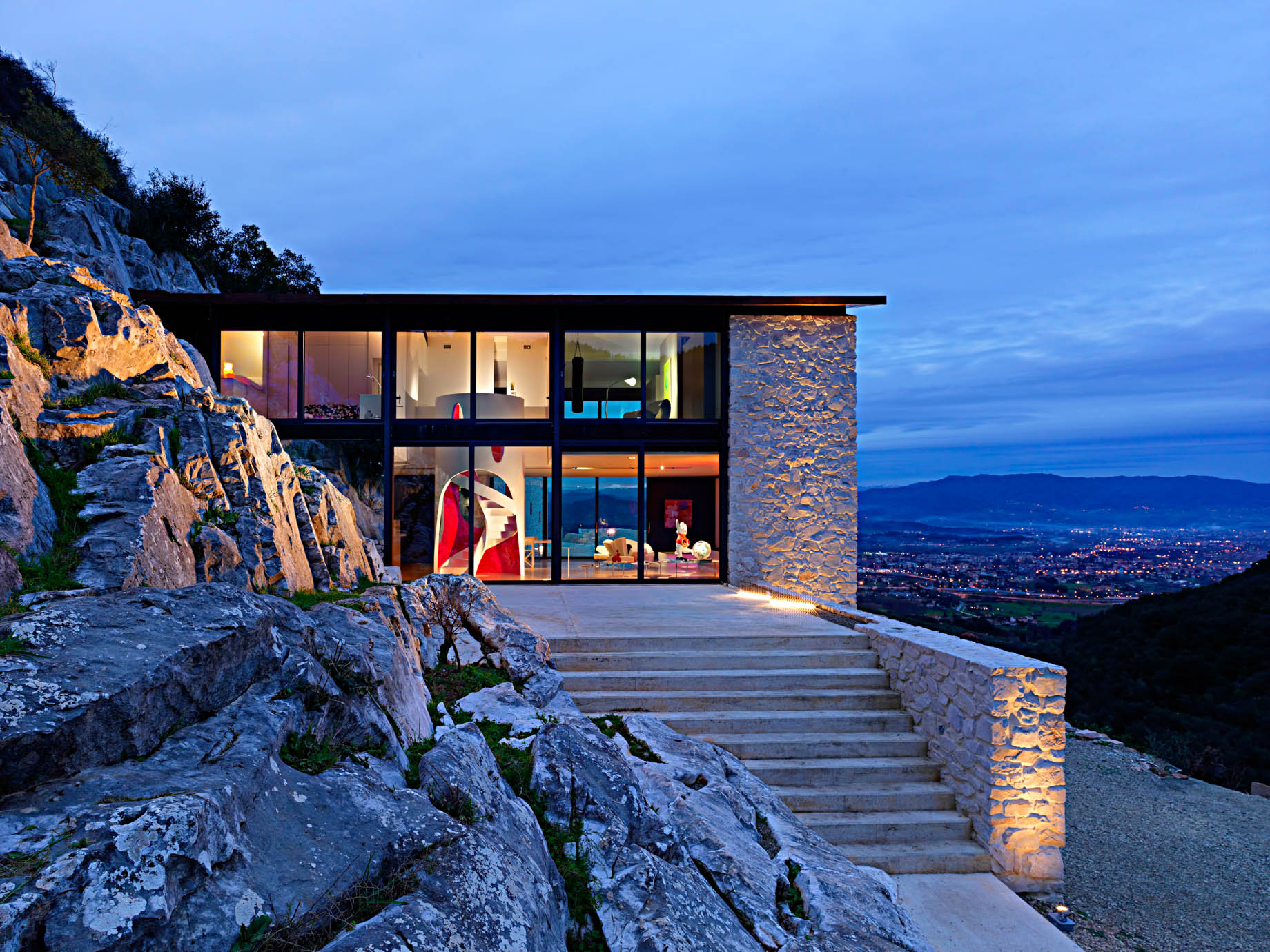 Villa Butterfly 豪华住宅丨意大利丨Michel Boucquillon Architects-45