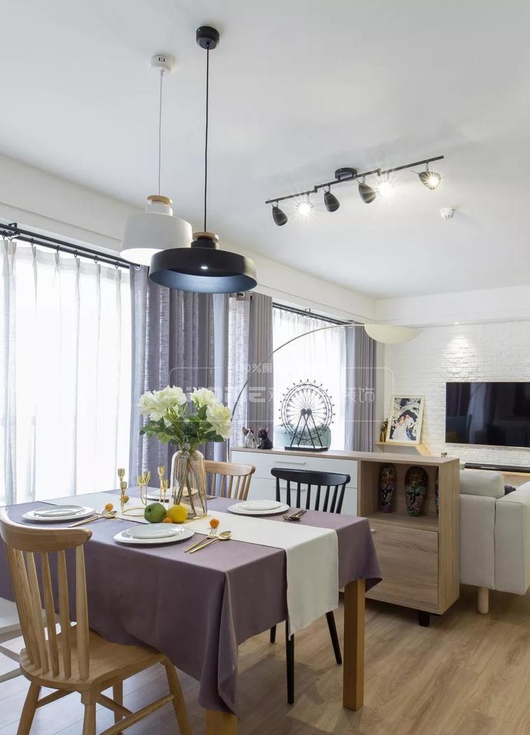 欢乐佳园装饰|| 蓝墙黛瓦,暖意生活北欧风-20