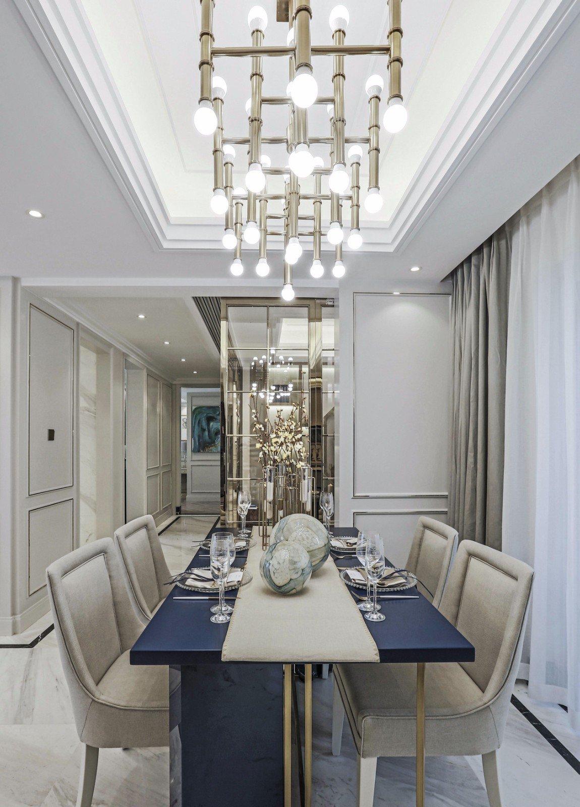 135㎡绵阳中央公园·紫云府法式样板房-7