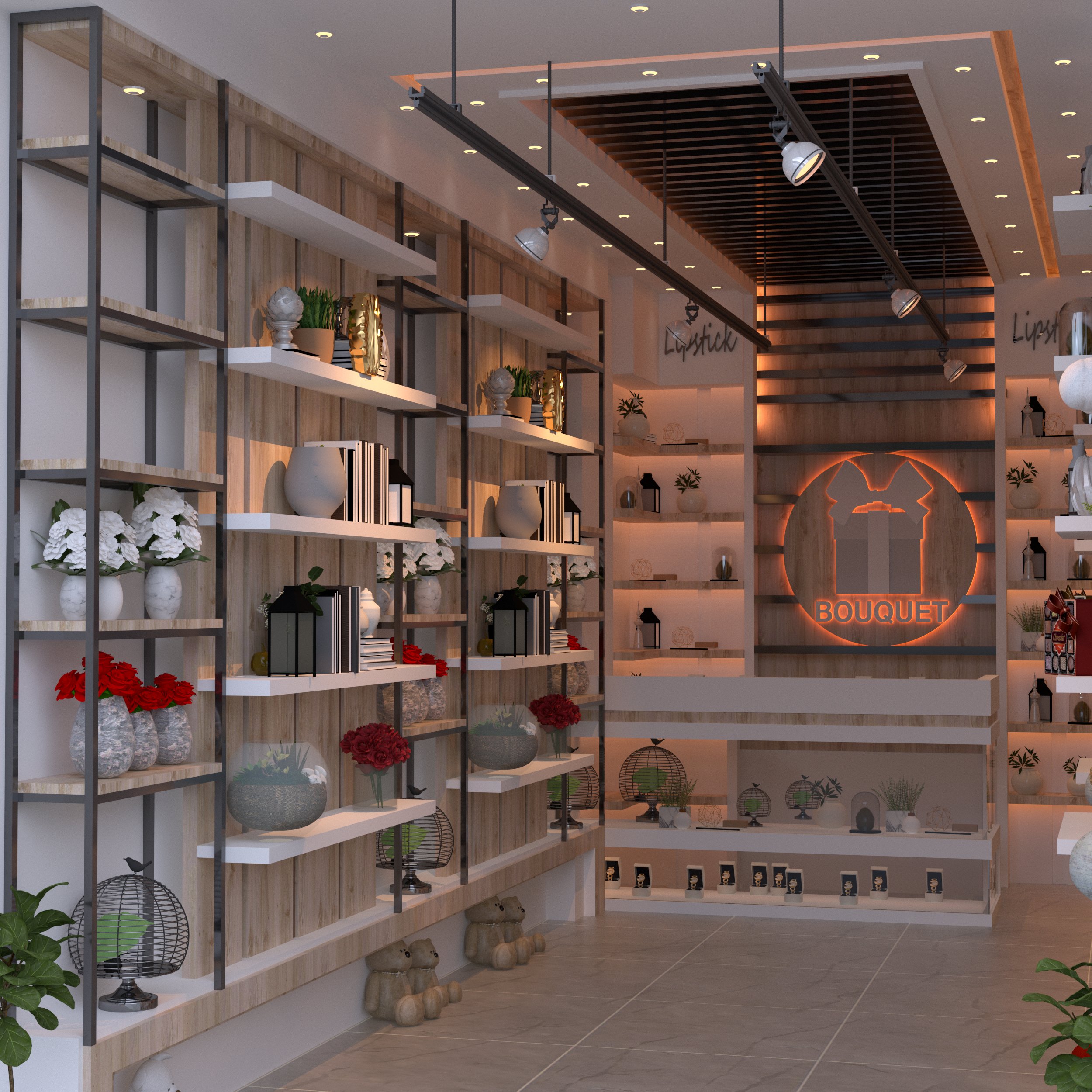 Flower Shop Interior Design – Modern Style-12