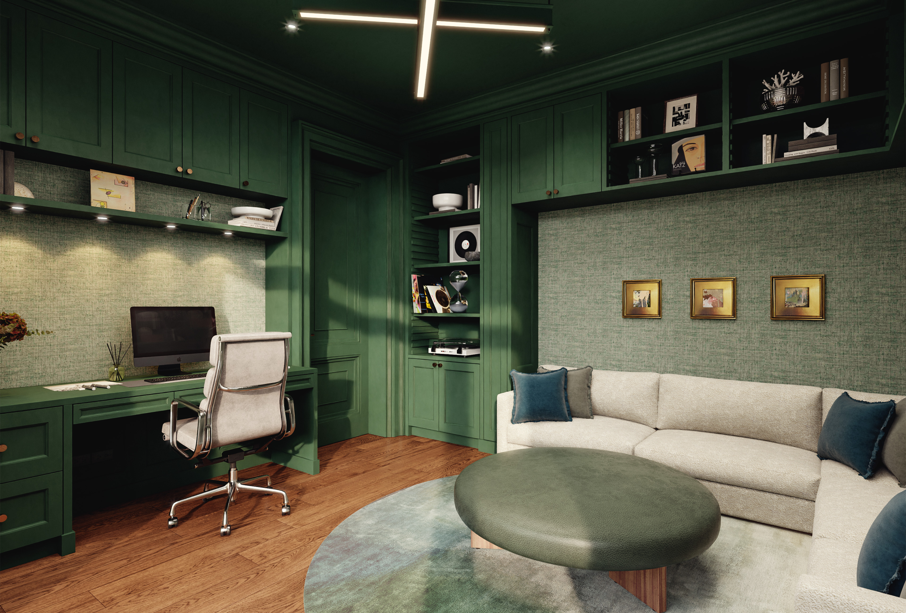 住宅室内装饰（注：这里interior常见理解为室内装饰、内部装修等意思，结合Residential House，这样翻译比较符合语境） 丨Canada丨Base A Studio-18