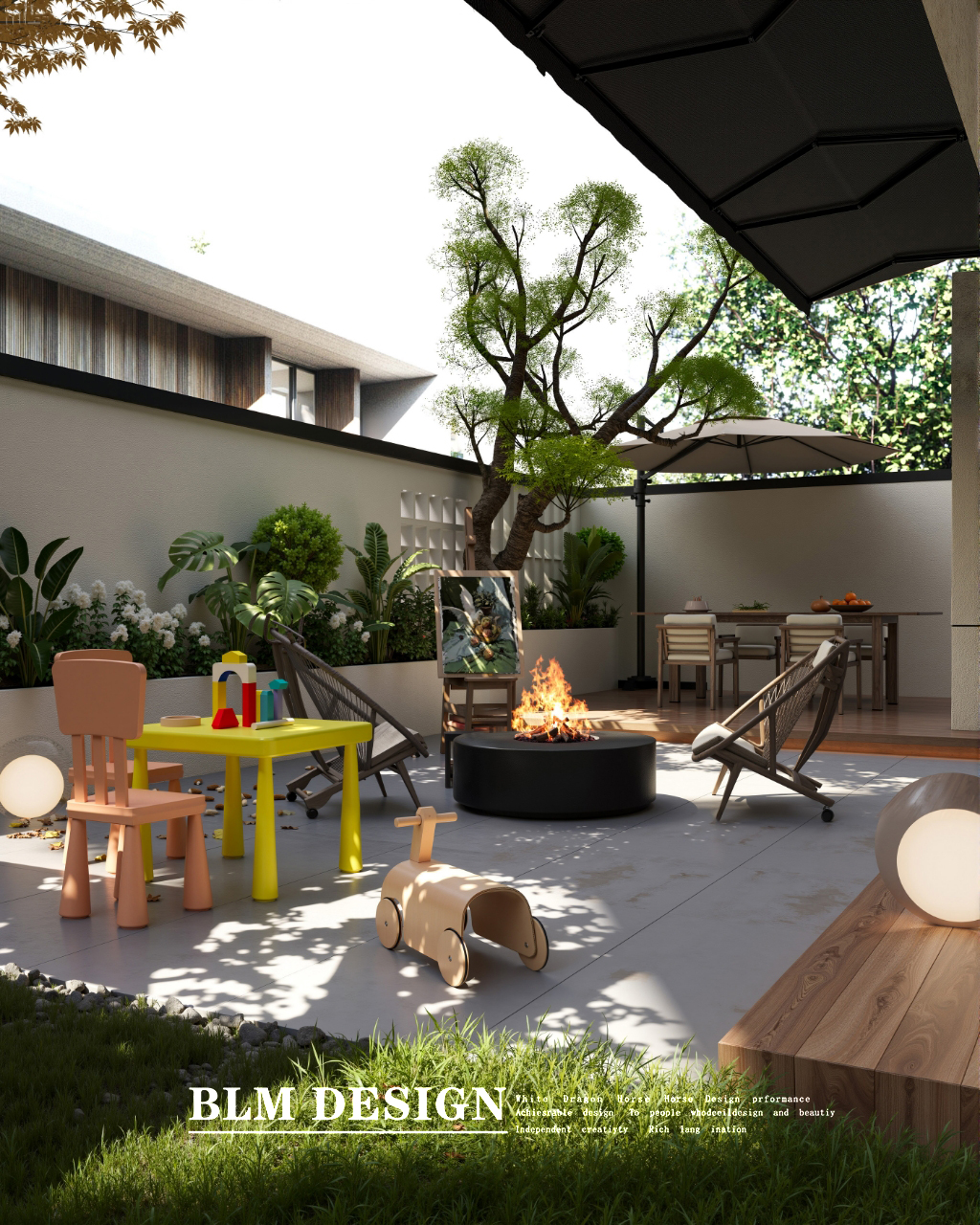 工装外立面院子案例-1