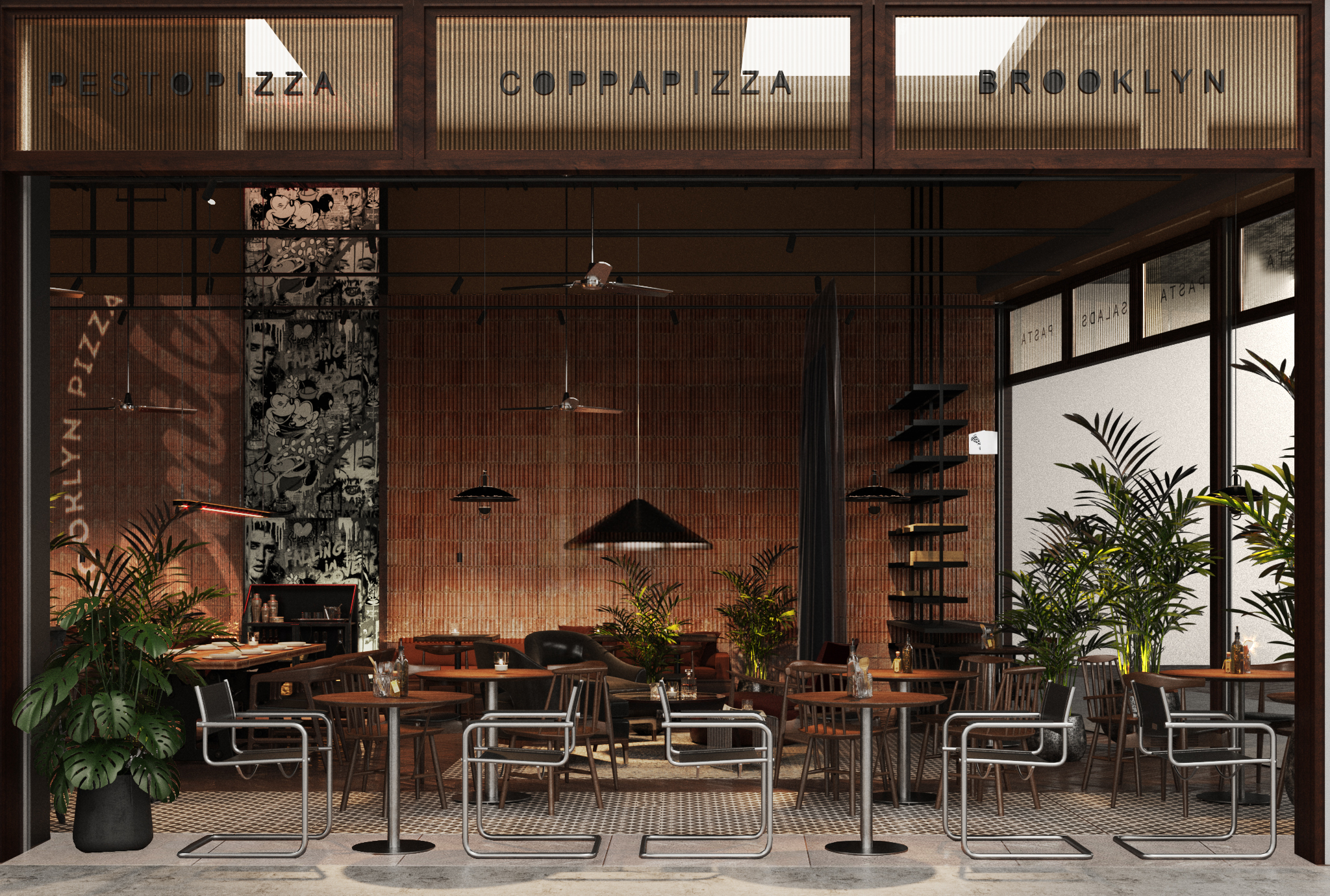 艾米莉·布鲁克林披萨丨乌克兰利沃夫丨BUREAU I KARASHETSKYY ARCHITECTS-16