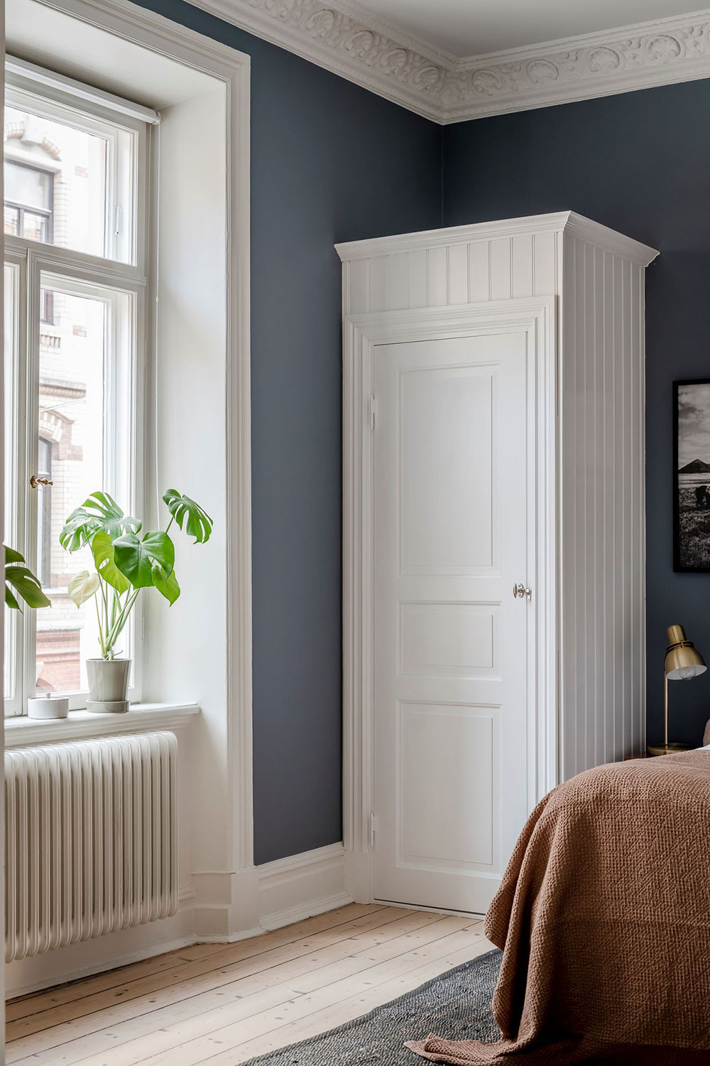 蓝色与白色的典雅公寓 | 哥德堡的瑞典设计之美-7