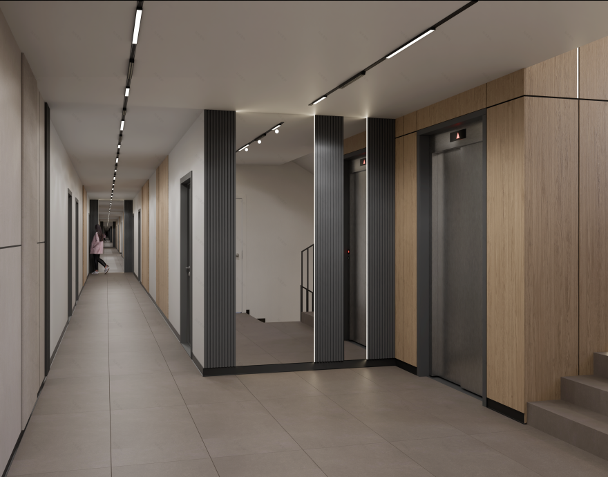 某住宅综合体入口及公共区域设计-13