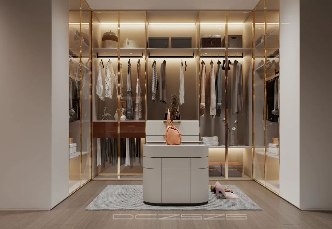 万科金域蓝湾愉景湾现代轻奢风设计丨东成至盛装饰-33