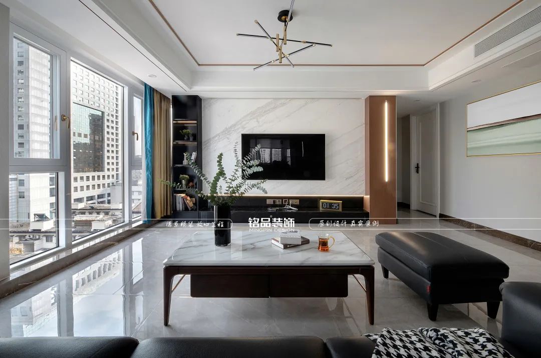 118㎡现代简约风家居设计丨铭品装饰-14