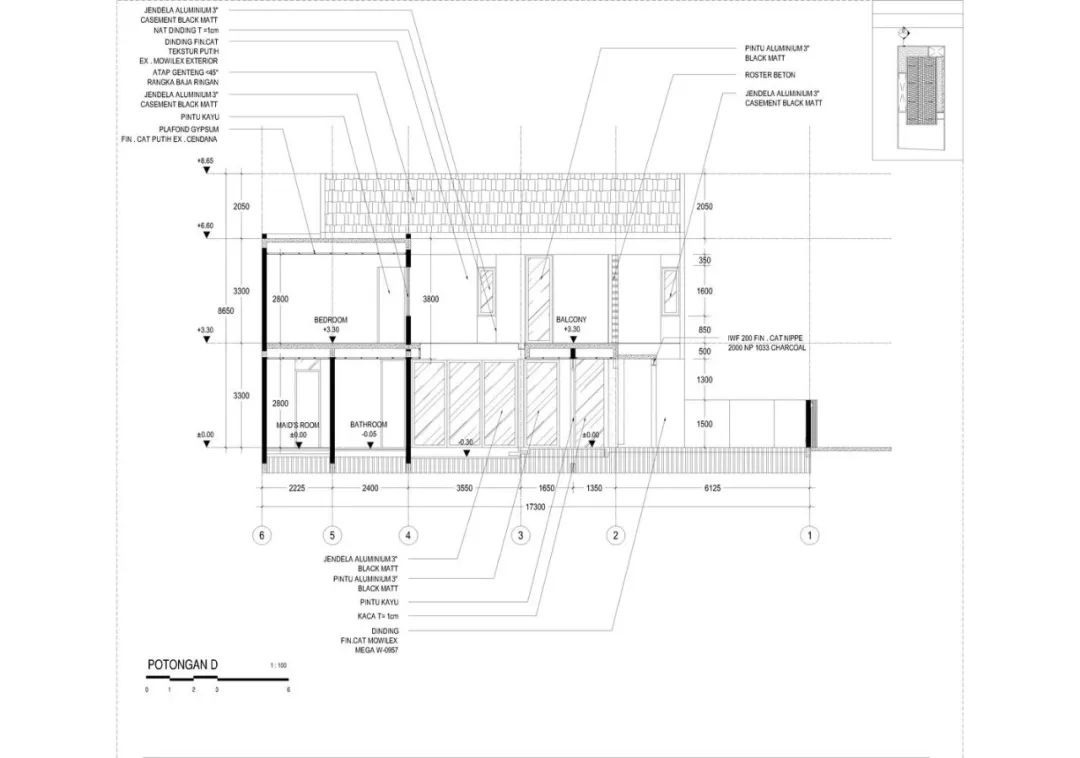 印尼 CJ House | 紧凑现代绿色住宅-22
