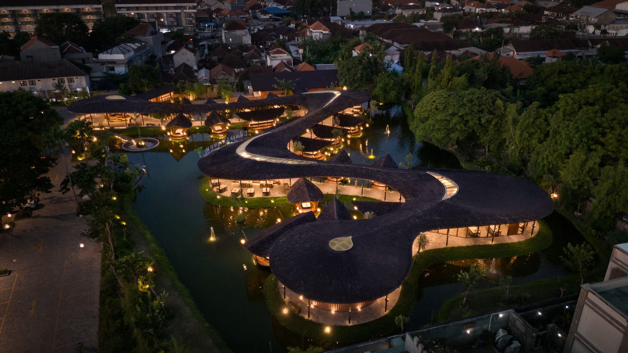 Talaga Sampireun Bali 餐厅丨印度丨KThengono 设计工作室-42