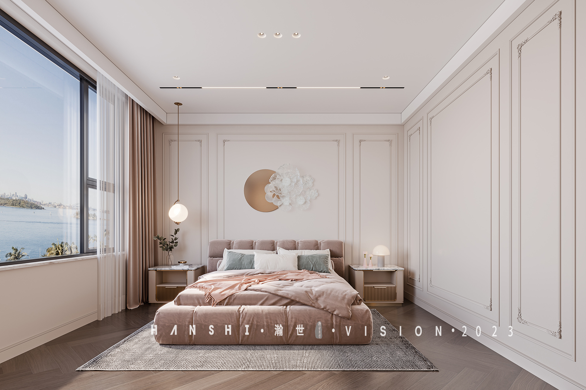 法式轻奢别墅丨瀚世表现-15