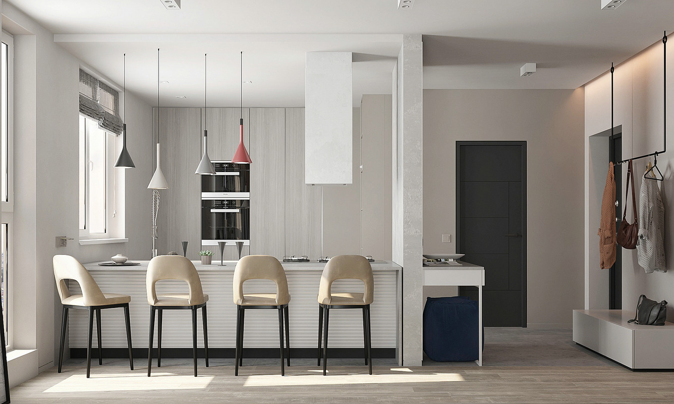 夏日清凉的清新冷色系室内设计-36