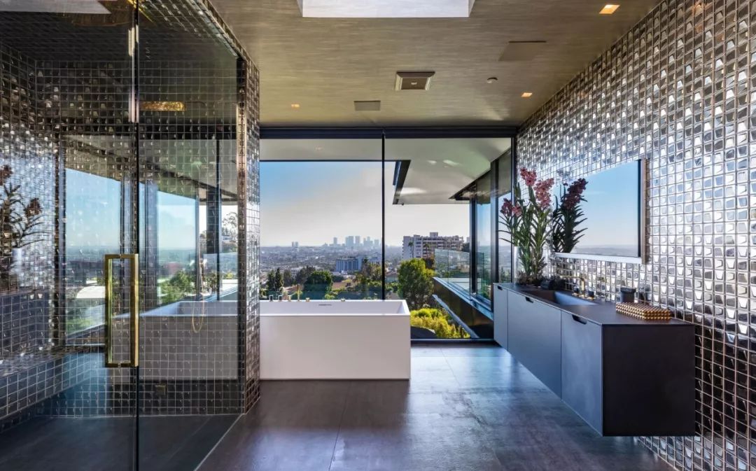 洛杉矶亿元豪宅，精致细节展现高级黑奢华风-51