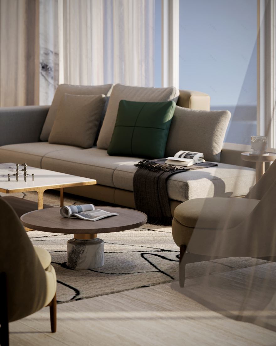 蓝湾室内设计(若Interior结合语境有更合适译法,需根据实际情况调整,这里按常见的室内设计理解) 丨以色列-7