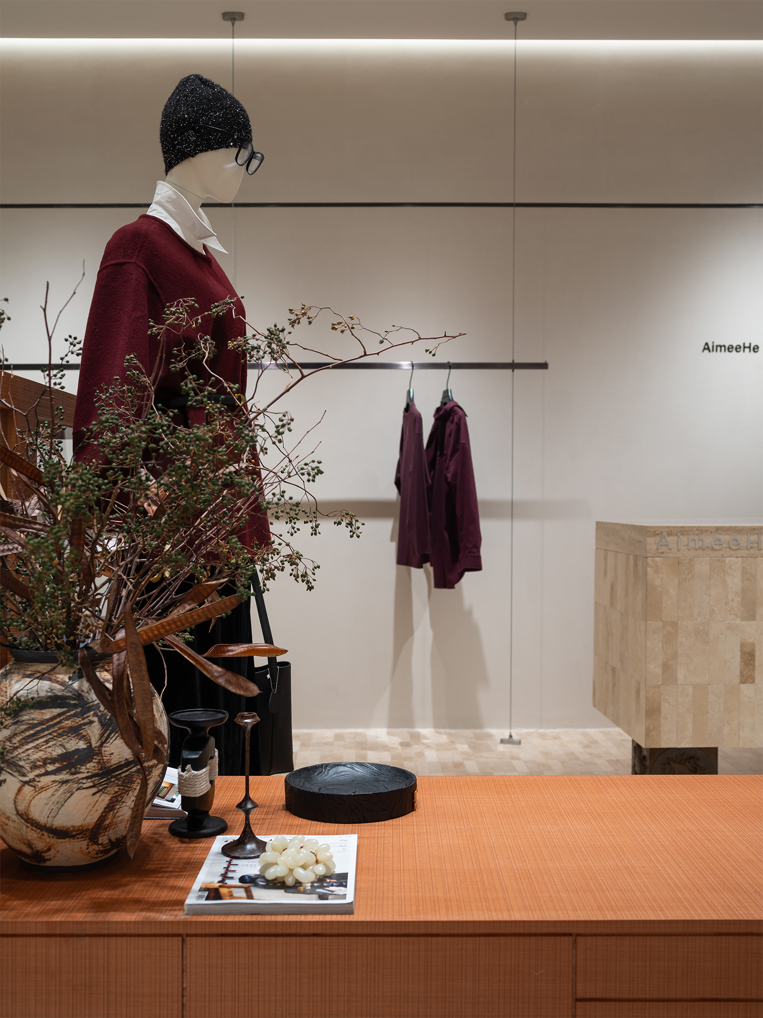 侒何莳AimeeHe Studio Retail Store丨中国深圳丨鲁班时代建筑装饰设计-47