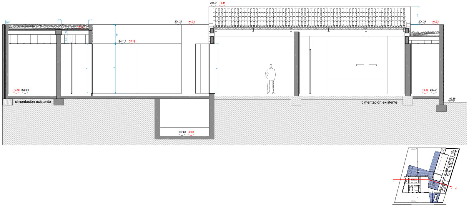 融合自然的西班牙现代住宅——G///bang El Caserón-39