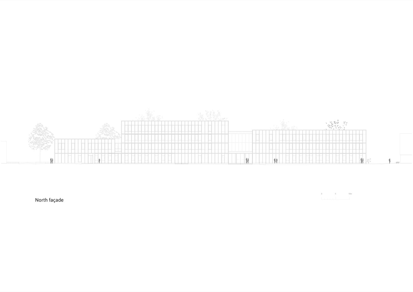 法国佩萨克大学校园经济大厦 H 楼丨Marjan Hessamfar 和 Joe Vérons 建筑师协会-51