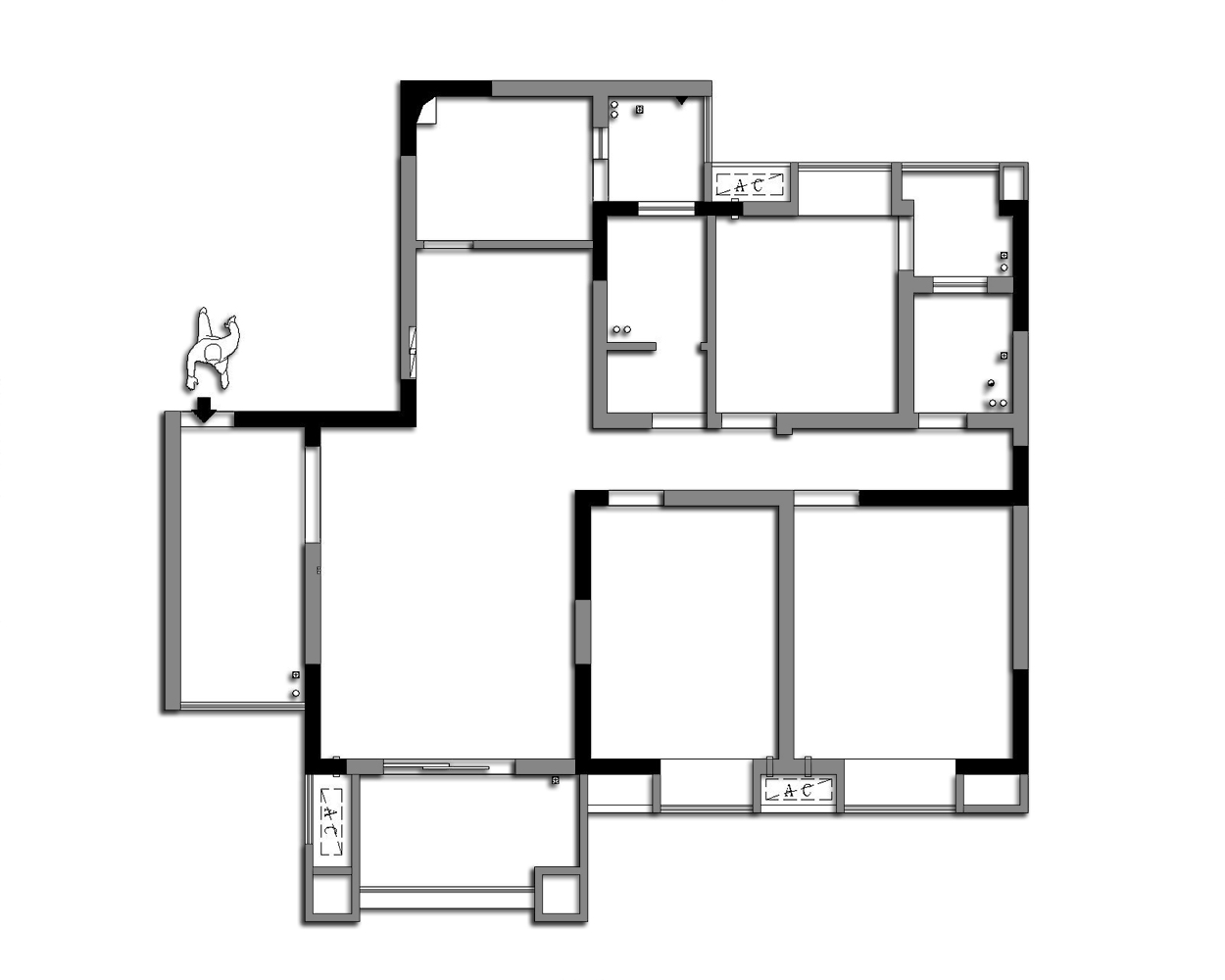 浪漫法式公寓设计丨喜屋设计-53