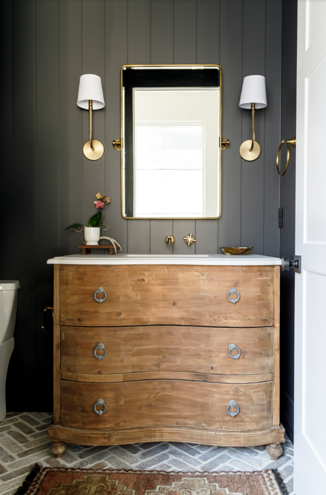 泥石,木色构筑的个性居所丨美国爱达荷丨Judith Balis 室内设计-27