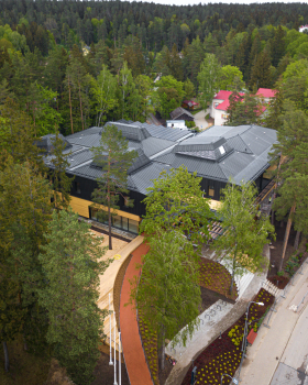 Ogre Central Library and Marriage Registry  / PBR Architects Bureau