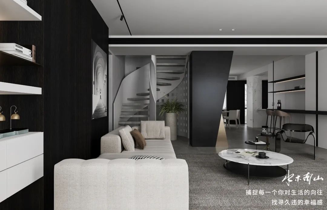 中央公园黑白大宅丨瑞安水木南山-14