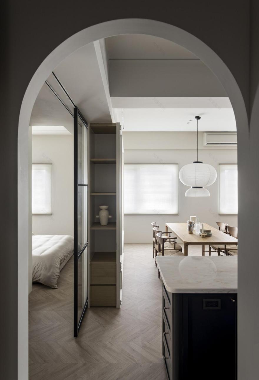 极简公寓遇上高级灰丨甘纳设计-20