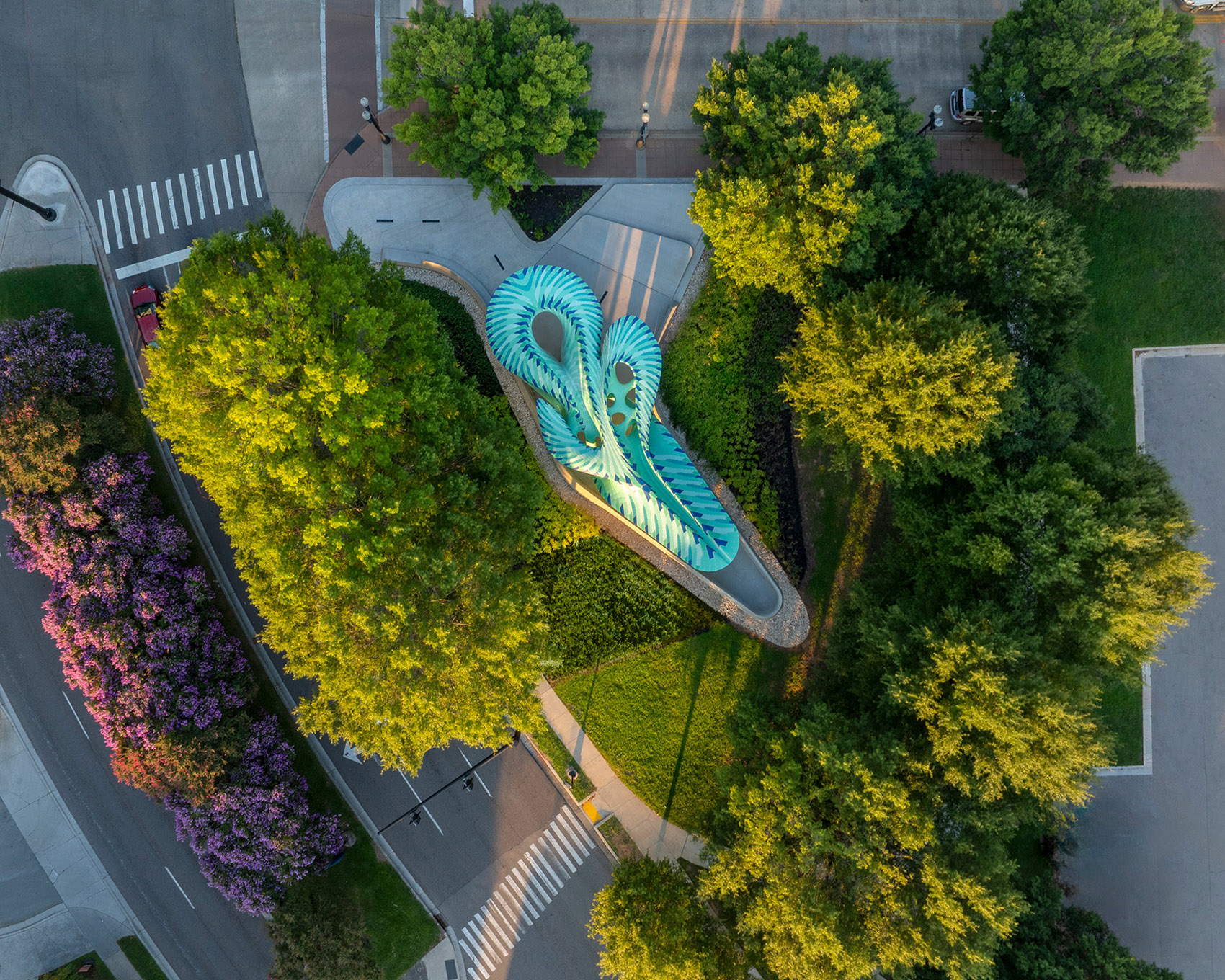 Pier 865公共艺术装置丨美国诺克斯维尔丨MARC FORNES,THEVERYMANY-3