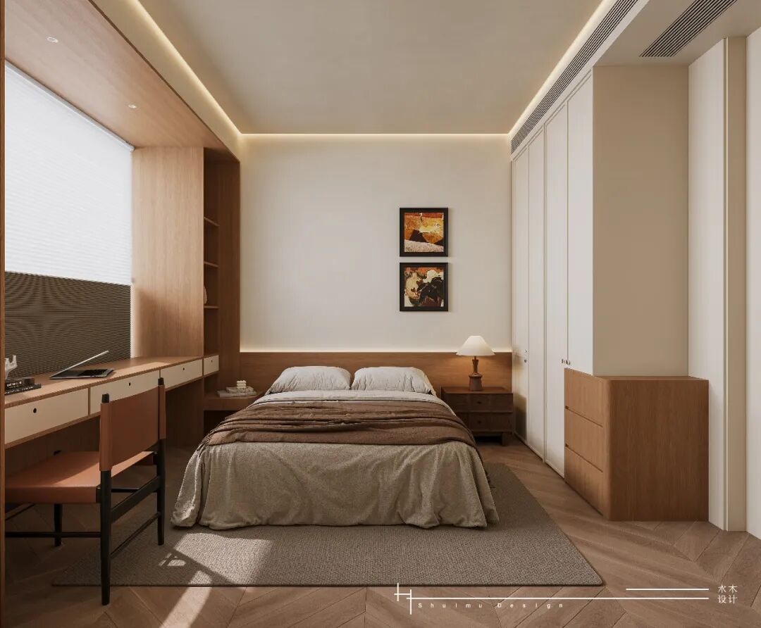 新作 · 新湖秋月120平 · 木息之间丨水木设计-52