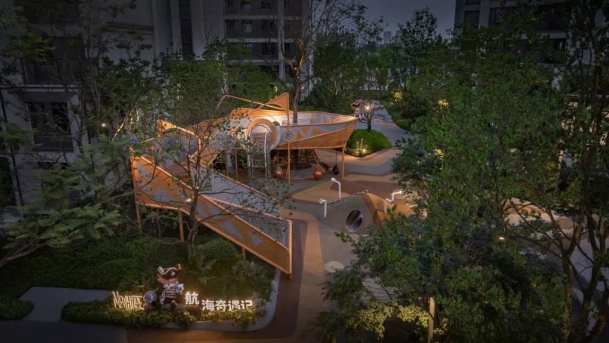 航海奇遇冒险|成都新希望锦粼湖院儿童乐园|尚沃出品-12