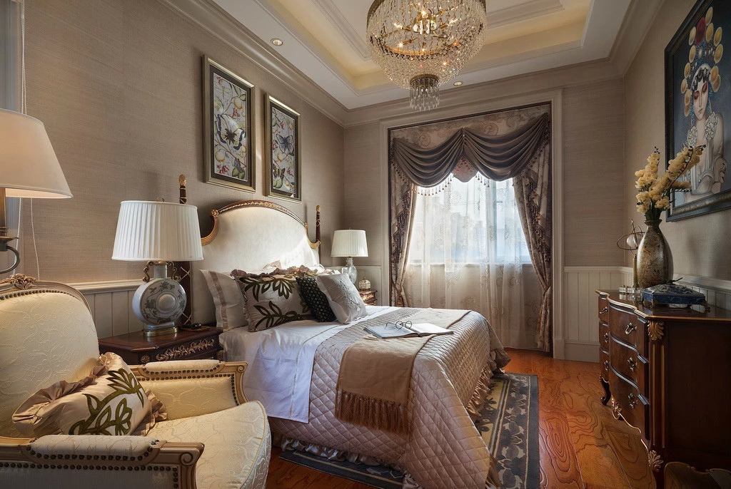 【住宅美式】山东东营万方小区C户型样板间-17