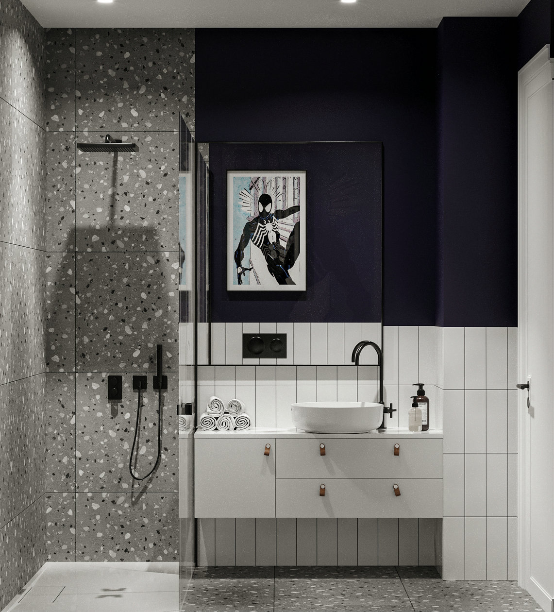 深色系公寓设计-13