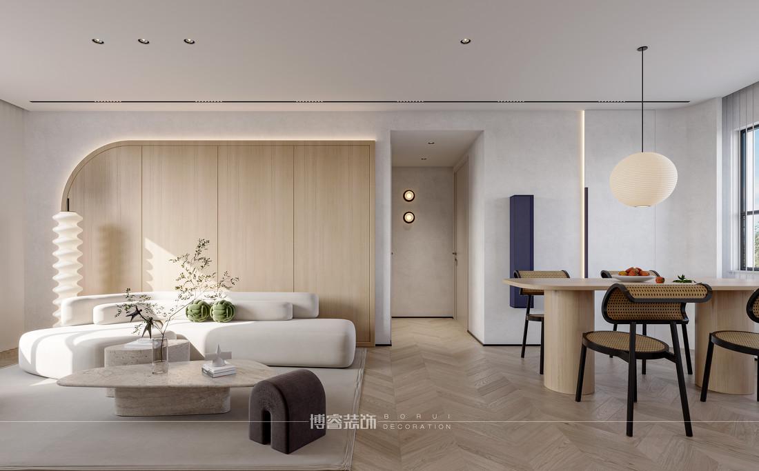 现代原木风平层住宅设计-5