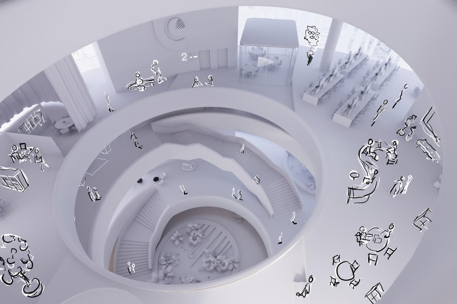 "OODA 打造的 Klan TV 新总部 | 电影卷轴般的动态建筑"-12