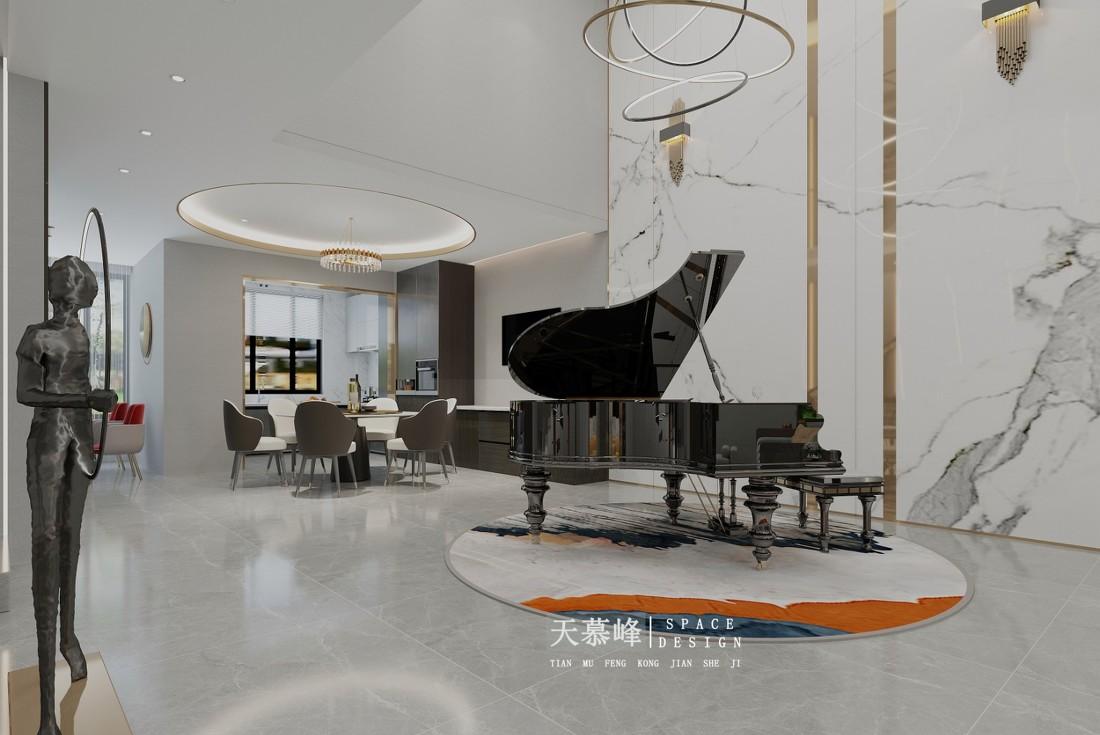 简约奢华家居,金属元素与大理石的完美结合-20