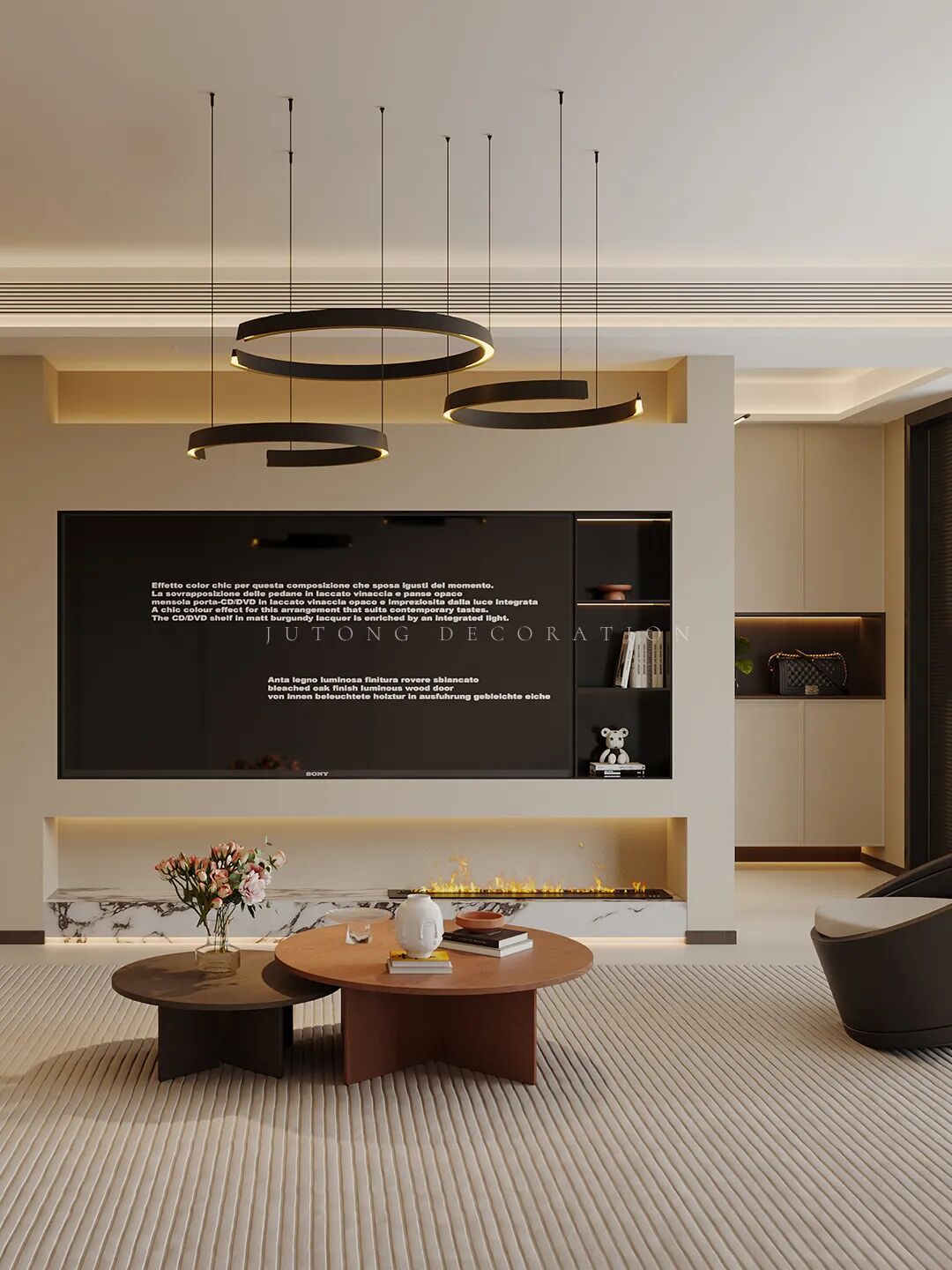 260㎡意式丨少即是多，轻奢美学-5