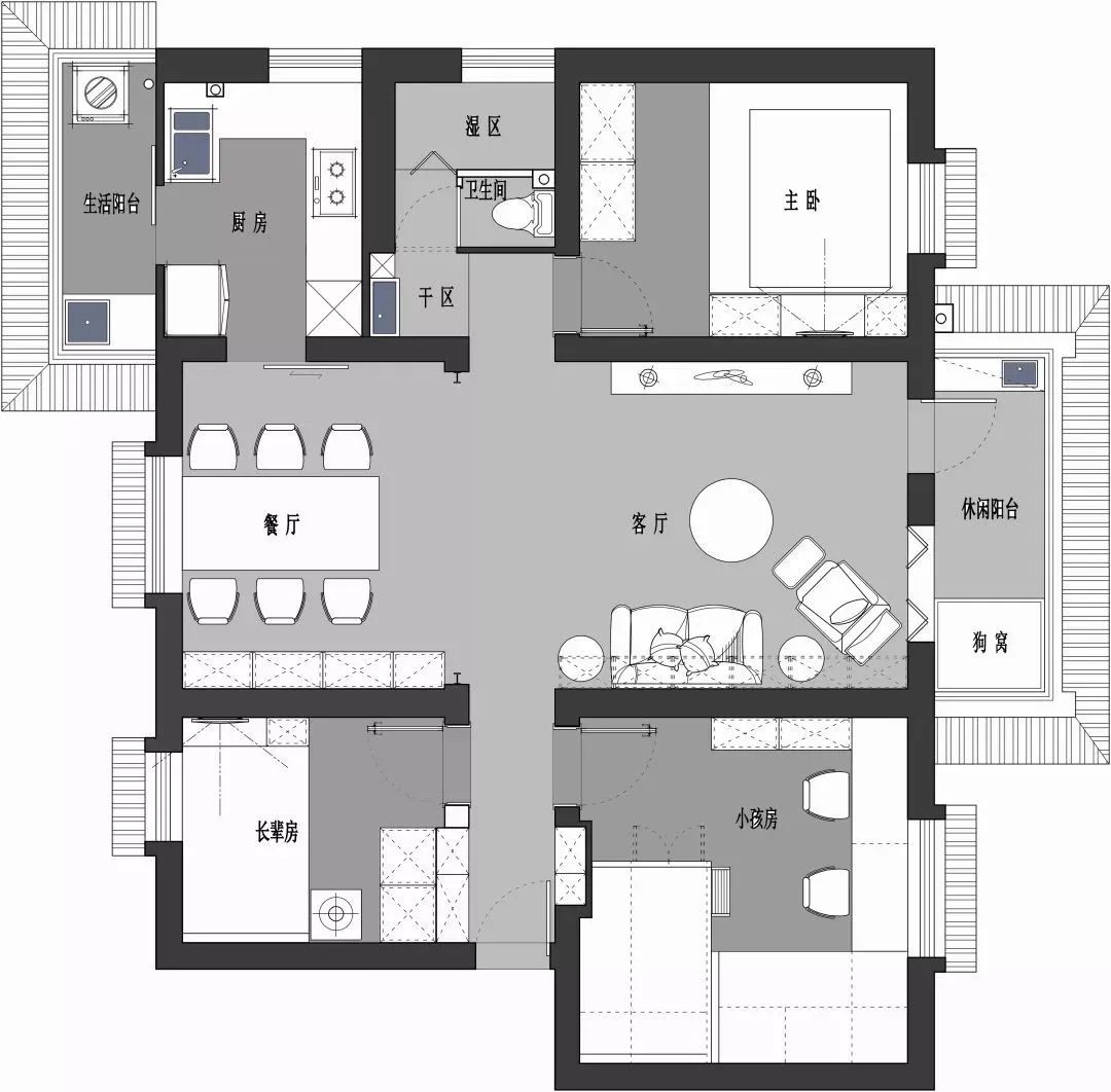 拂晓之家 | 多元收纳与空间利用的完美结合-16