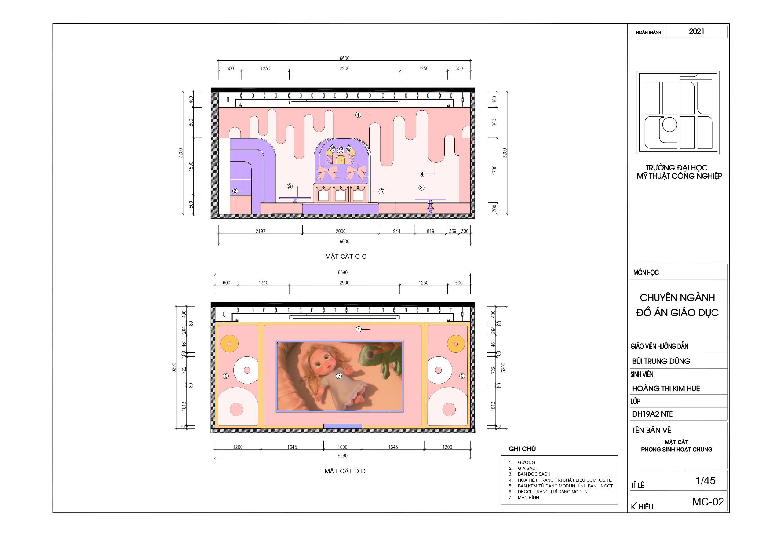 "Sweet Dreams"室内设计丨Kim Huệ Hoàng-21