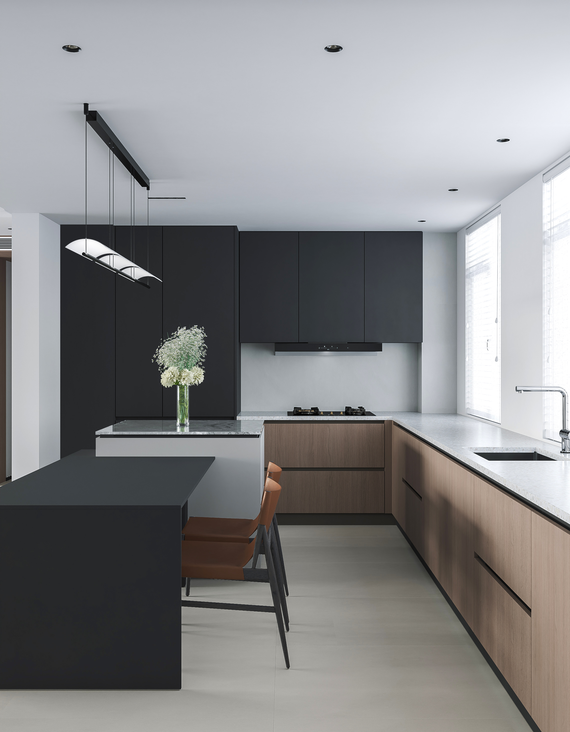 横厅平层设计 现代-5