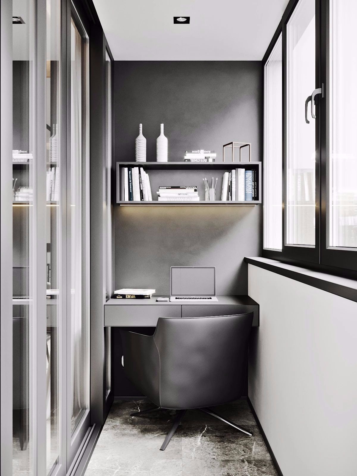 106㎡高级灰设计丨简直不要太爽-16