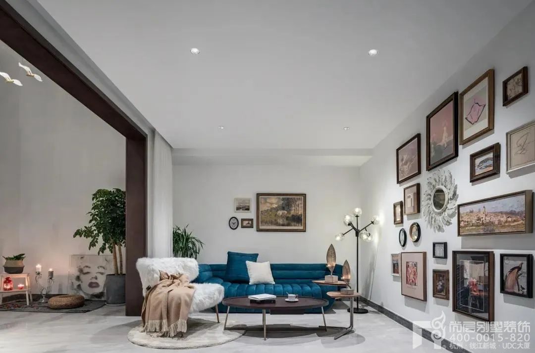 宁静雅致新中式风温馨居所丨中国杭州丨尚层别墅装饰-39