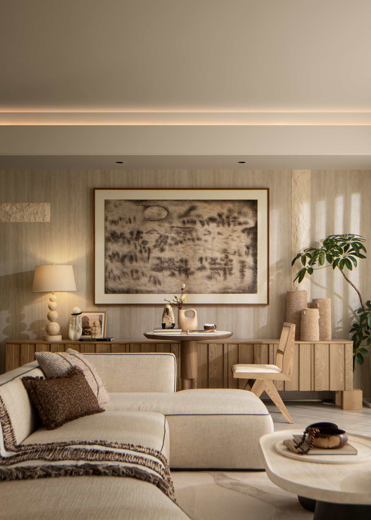 华润置地·三亚观岚二期143㎡,130㎡,110㎡样板间丨中国三亚丨精装设计矩阵纵横,软装设计北京靳朝晖设计-51