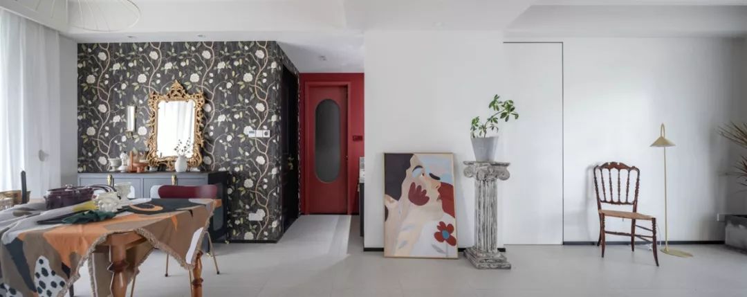 115㎡多彩混搭住宅，打造轻奢复古艺术空间-60