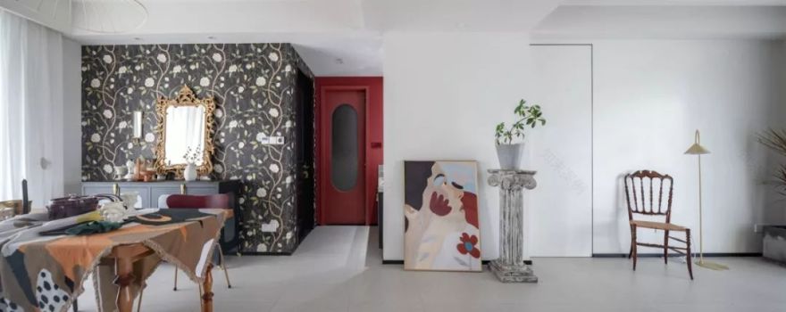 115㎡多彩混搭住宅,打造轻奢复古艺术空间-60