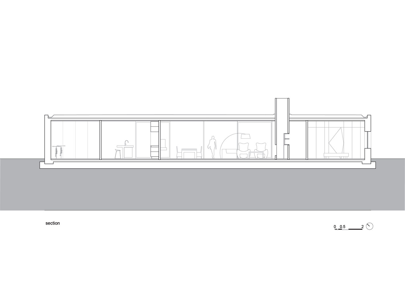 Conceived as a Minimalist Geometric Composition this Wonderful Construction Perfectly Integrates the Interior with The Exterior-30