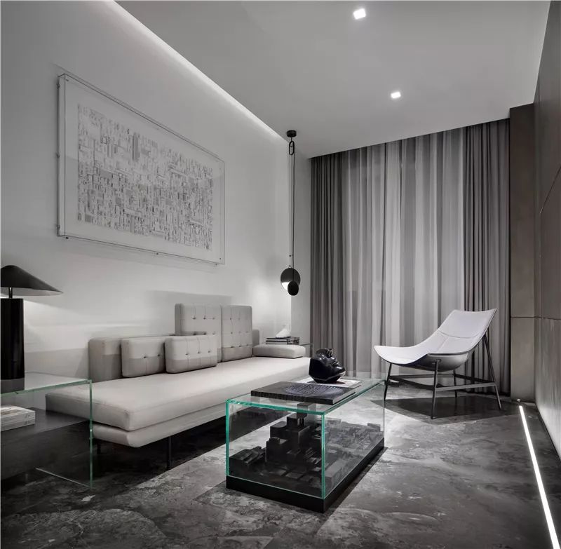 浙江舟山普陀山售楼部，宇宙主题软装设计诠释现代审美-17