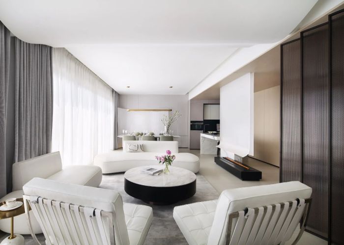 昆明中海云麓九里上下叠样板间丨中国昆明丨成都李益中空间设计-56