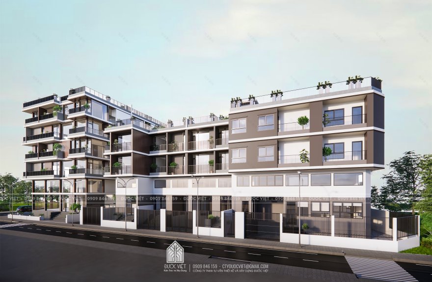 联排别墅和店屋街区丨越南胡志明市丨Được Việt 建筑咨询公司-21