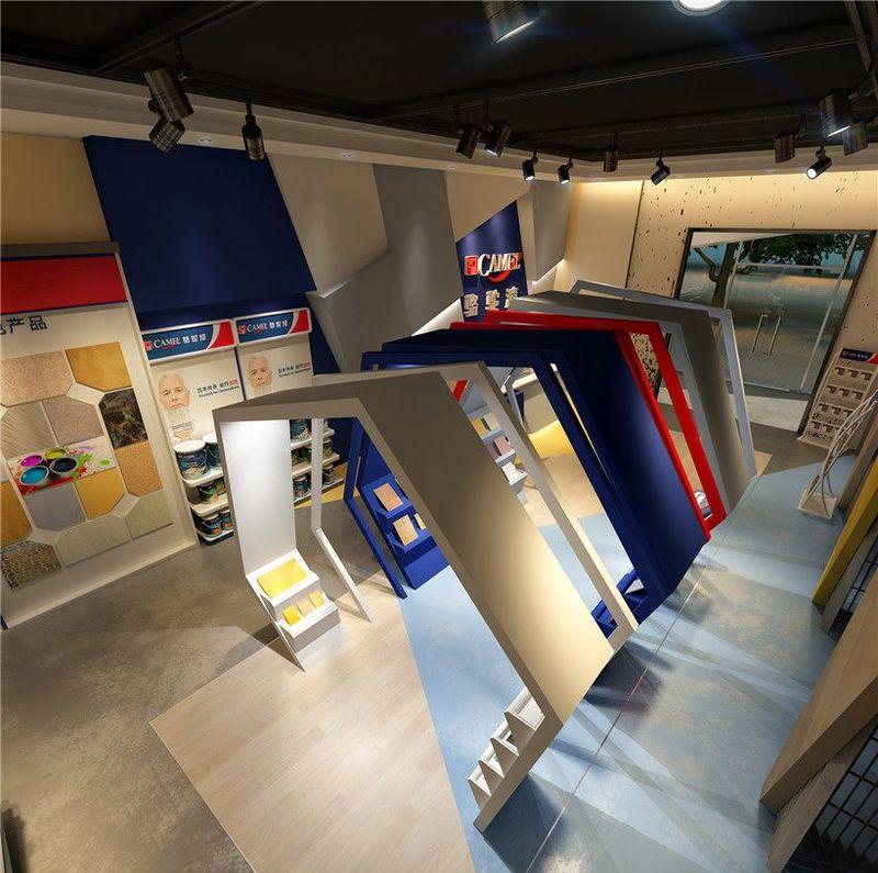 骆驼漆大连旗舰店设计-5