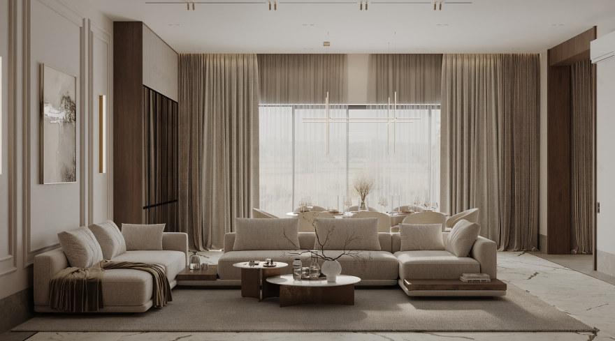 215平米私人住宅设计丨乌克兰敖德萨丨@interior_design_korzhova-13