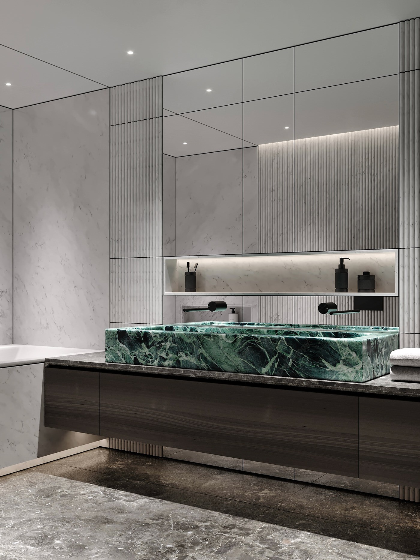 诺沃戈尔斯克一栋住宅的室内设计-22